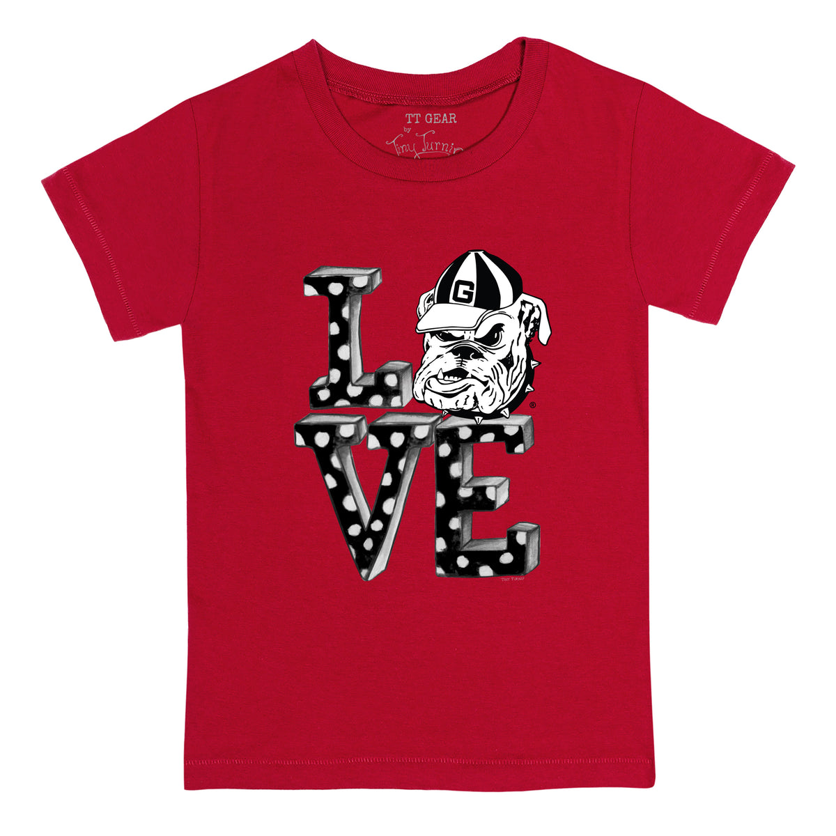 Georgia Bulldogs Love Tee Shirt– Tiny Turnip