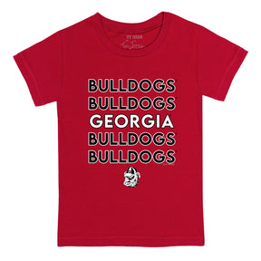 Georgia Bulldogs Stacked Tee Shirt
