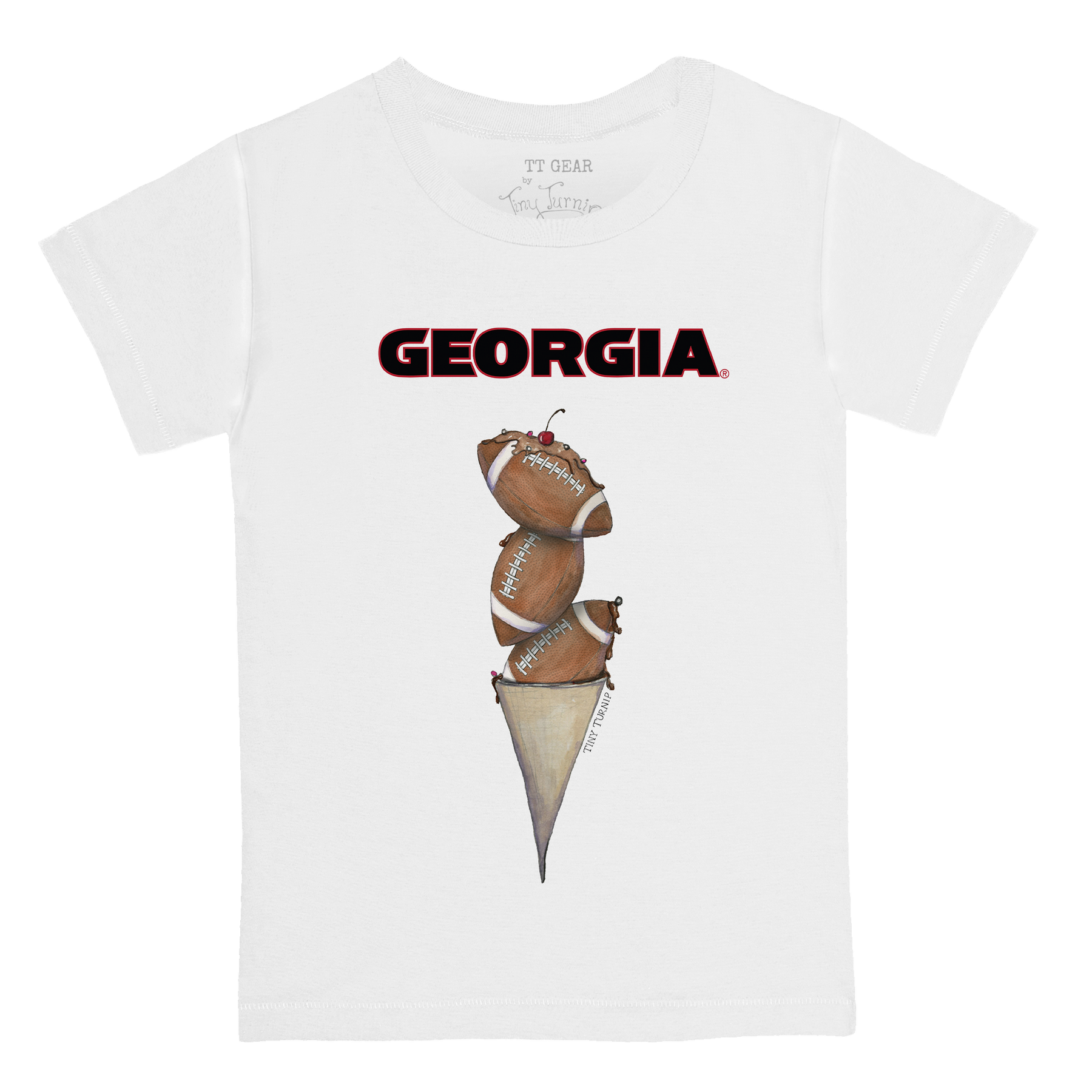 Georgia Bulldogs Football Triple Scoop Kid's Tee Shirt