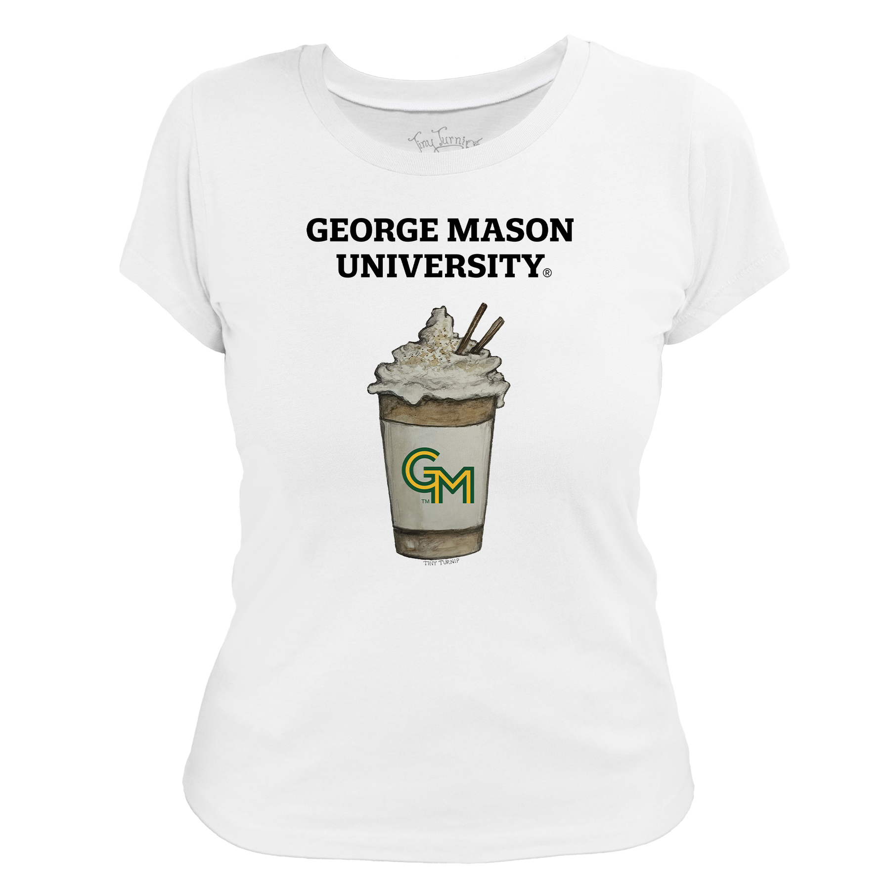 George Mason Patriots Latte Women's Tee Shirt