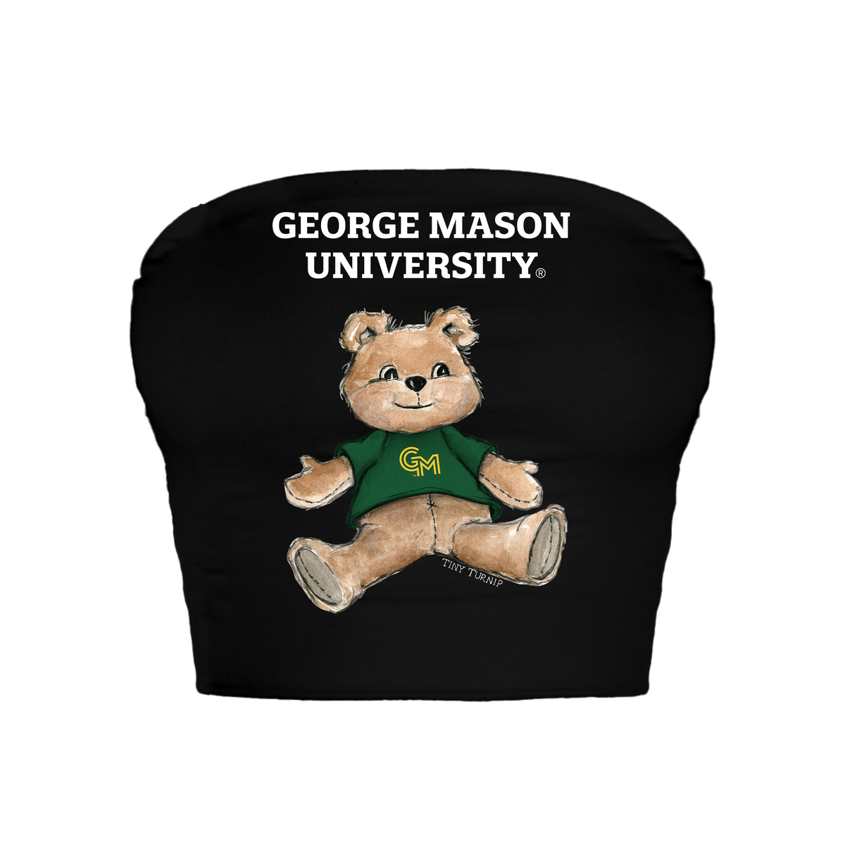 George Mason Patriots Teddy Crop Tube Top