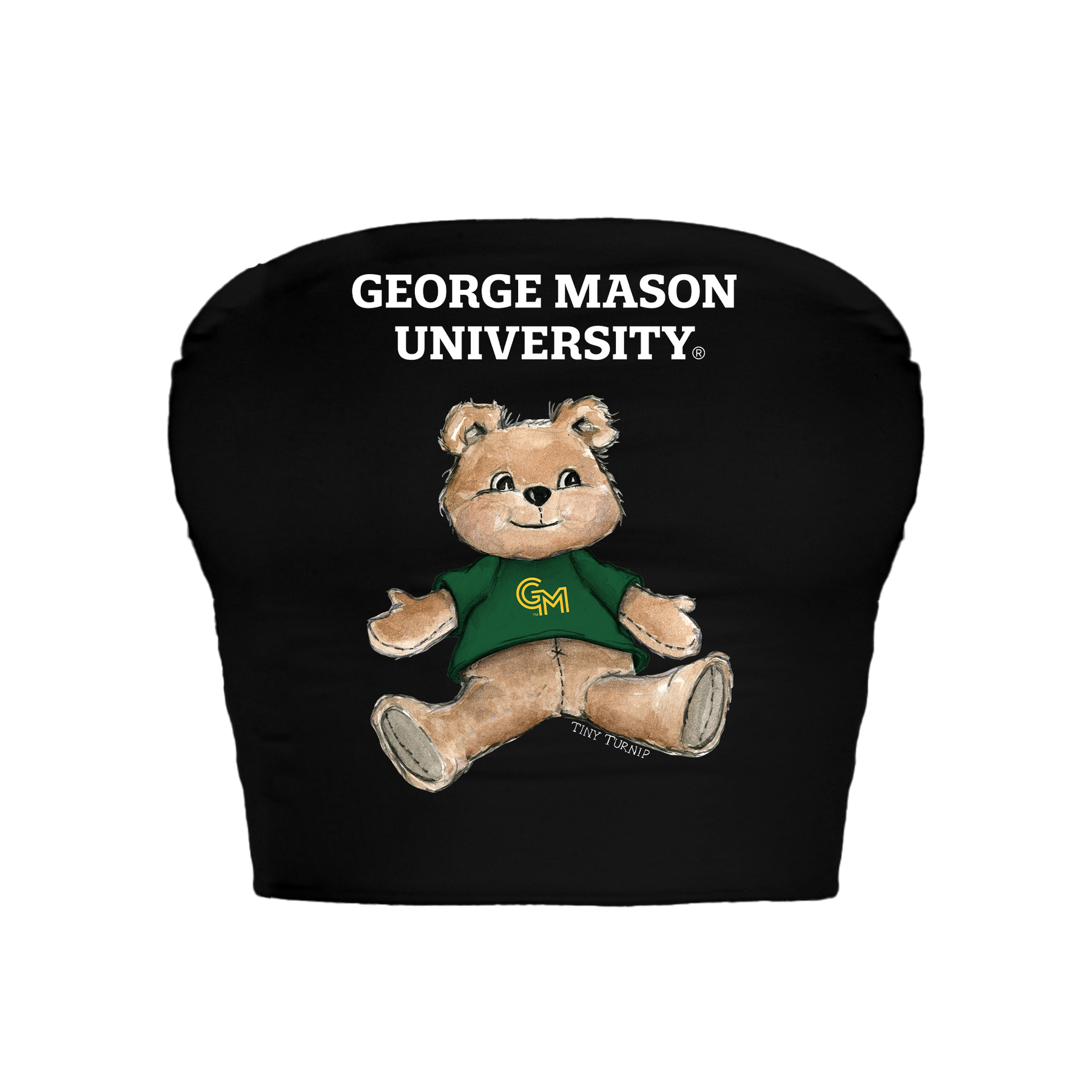 George Mason Patriots Teddy Crop Tube Top