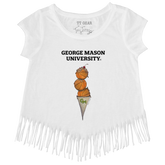 George Mason Patriots Basketball Triple Scoop Fringe Tee