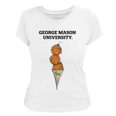 George Mason Patriots Basketball Triple Scoop Women's Tee Shirt
