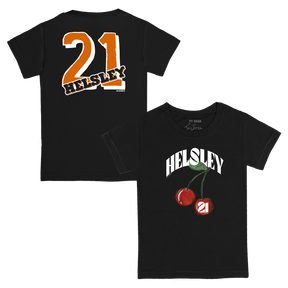 Cherries w/ Name, Number - Kid's Tee Shirt - Tiny Turnip