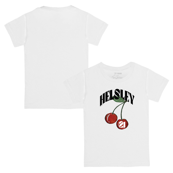 VIP MLB MLB Cherries w/ Name, Number - Kid's Tee Shirt - Tiny Turnip
