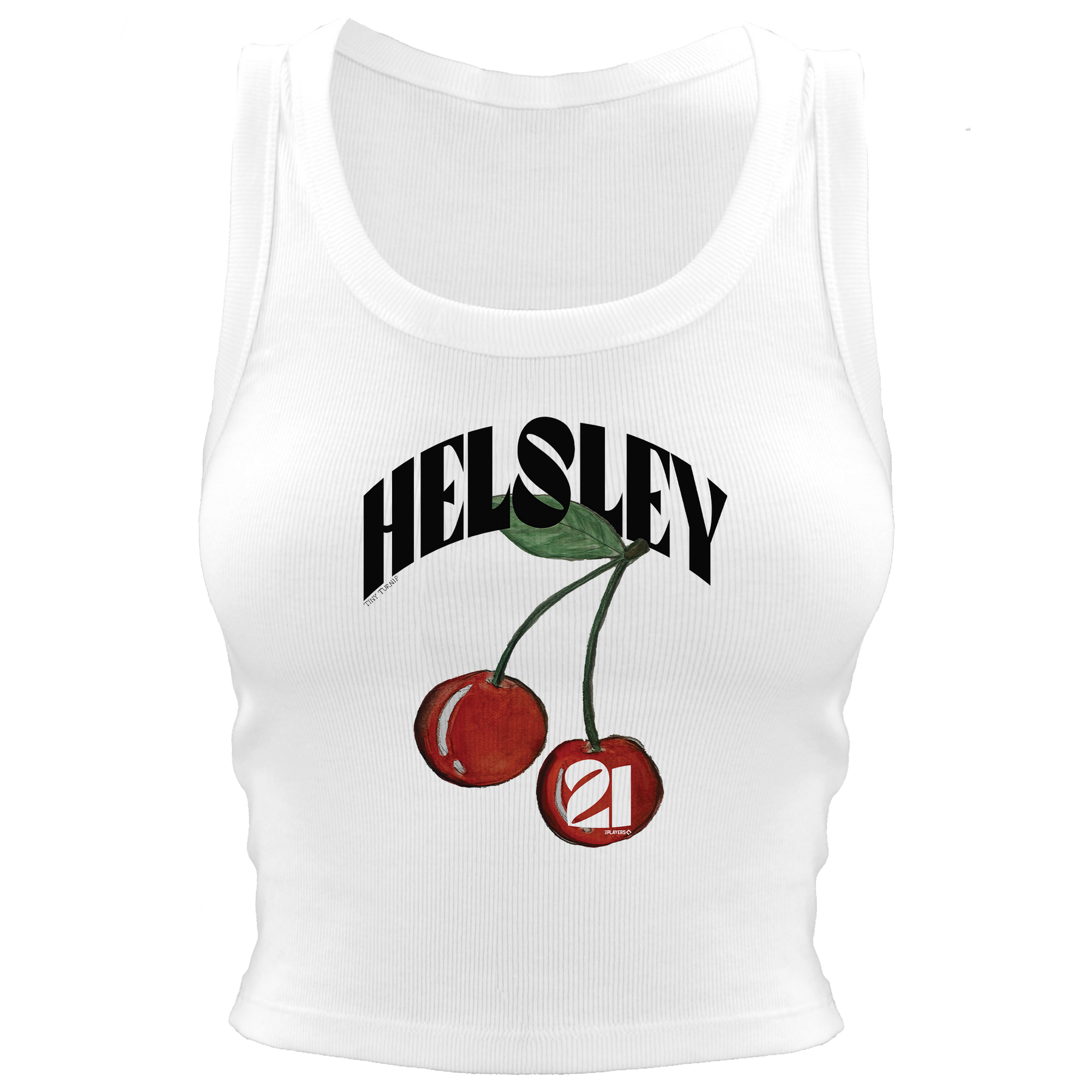 VIP MLB Cherries w/ Name, Number - Crop Tank - Tiny Turnip
