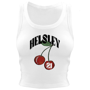 VIP MLB Cherries w/ Name, Number - Crop Tank - Tiny Turnip