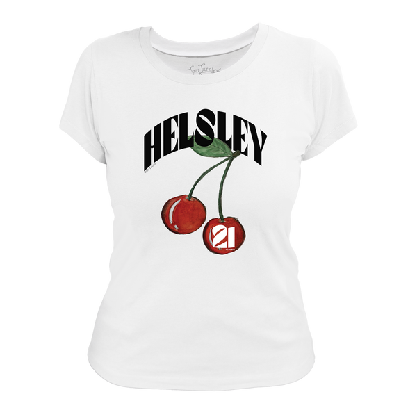 VIP MLB Cherries w/ Name, Number - Women's Tee Shirt - Tiny Turnip