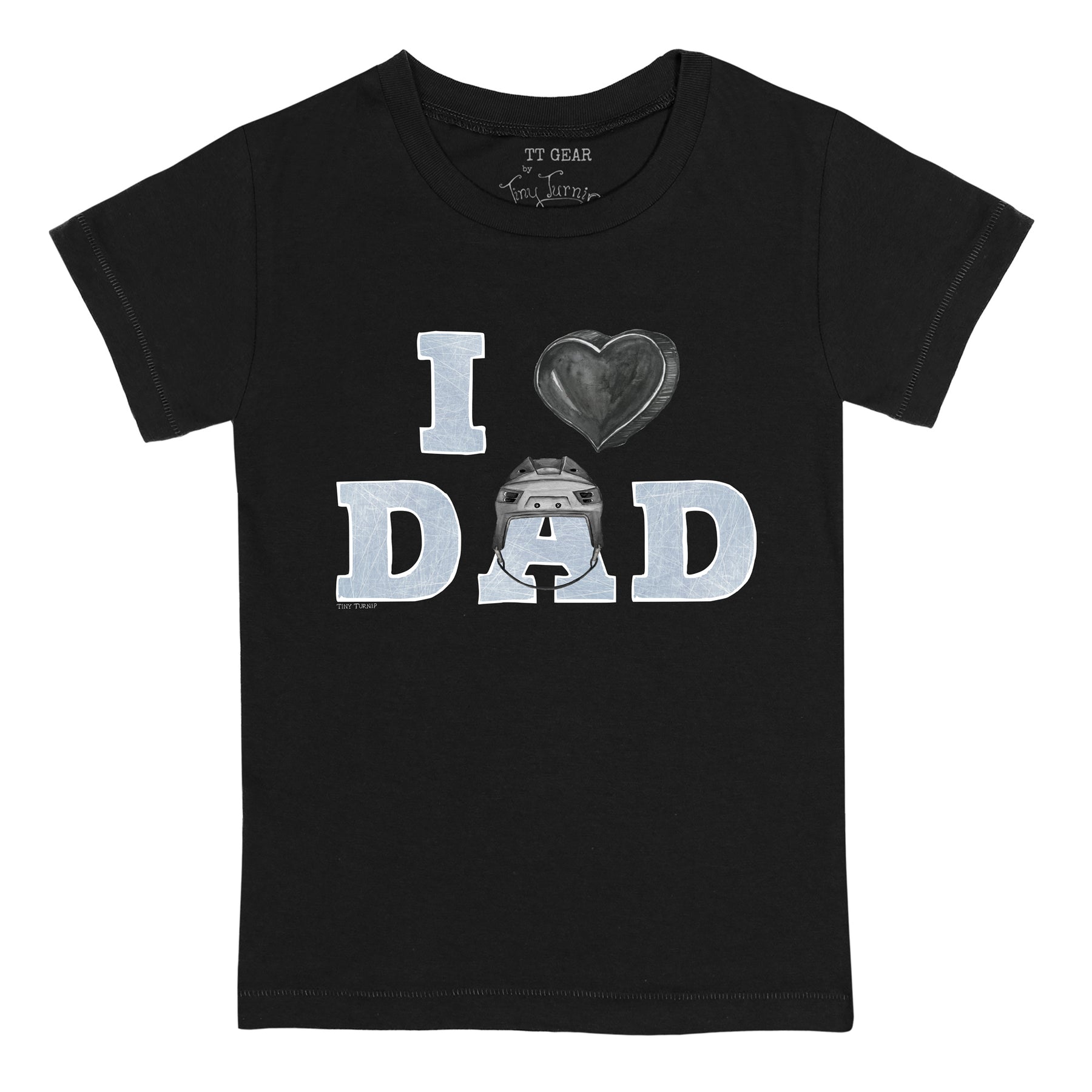 I Love Dad Hockey Tee Shirt