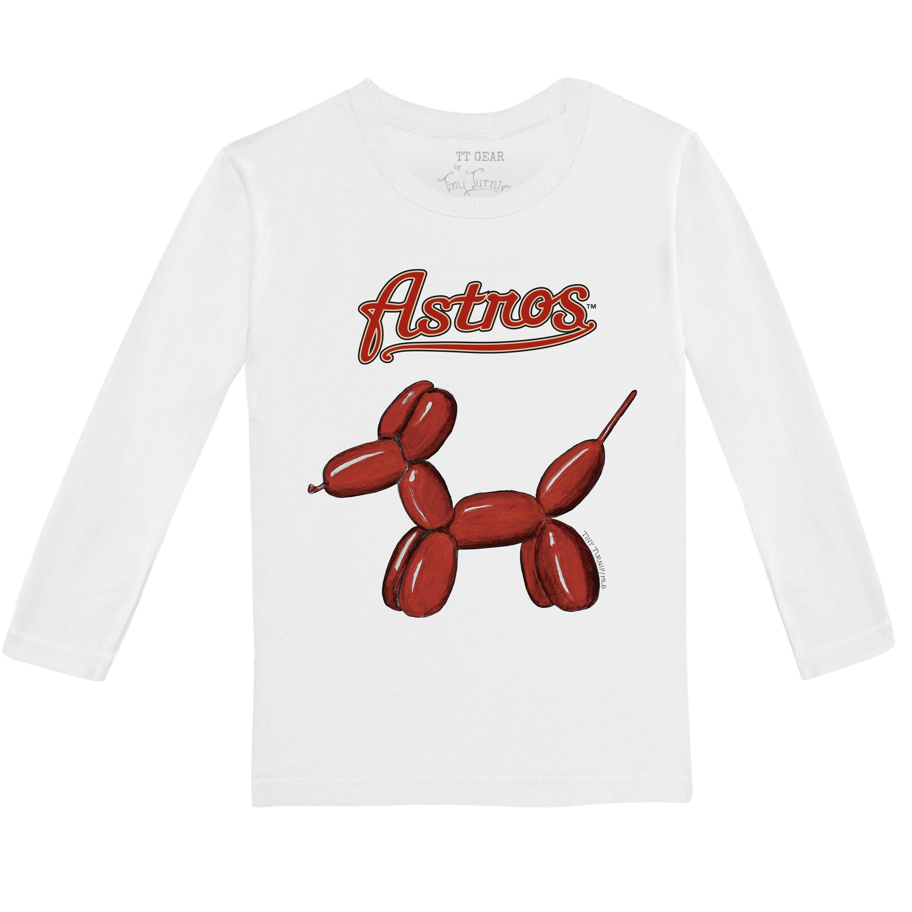 Houston Astros Balloon Dog Long-Sleeve Tee Shirt