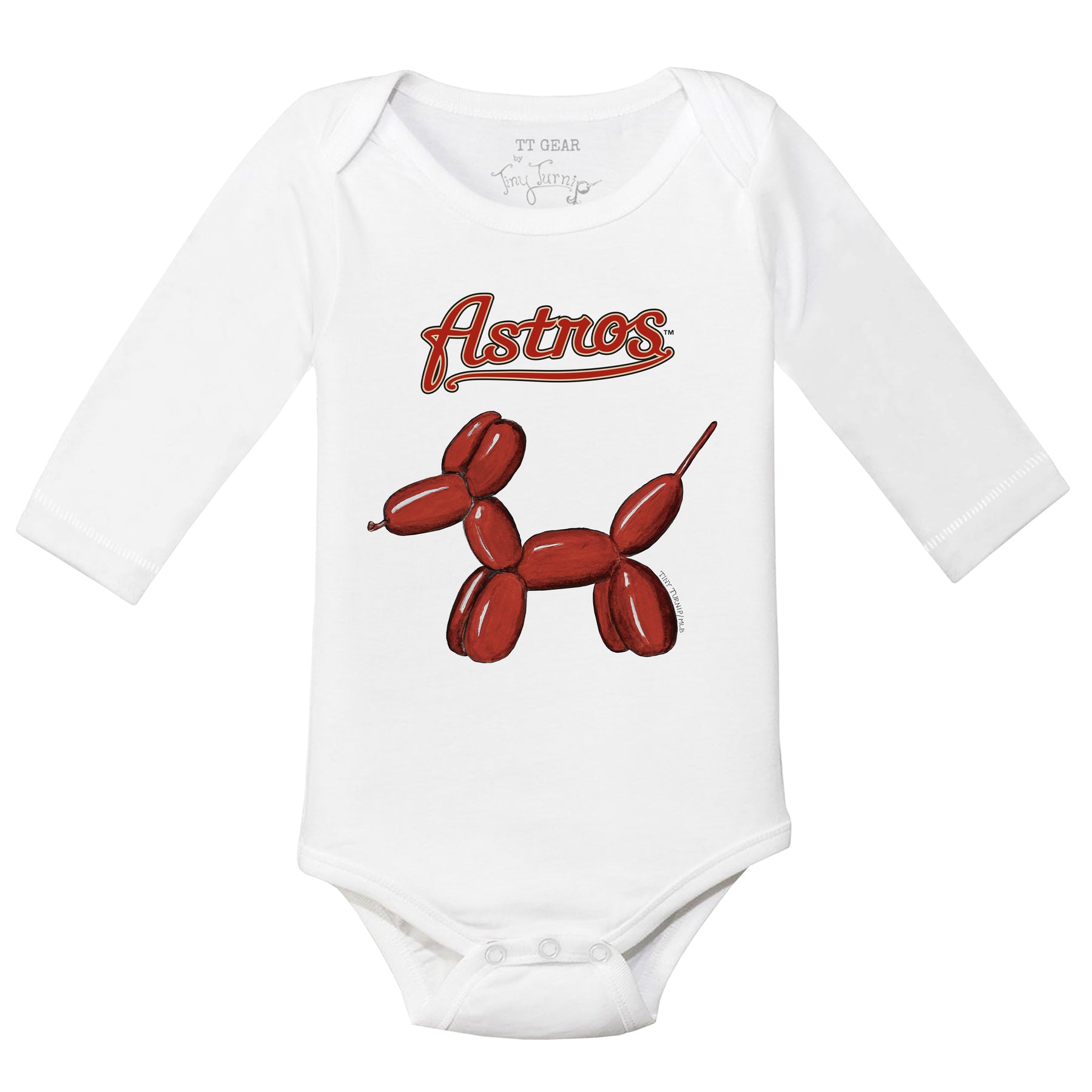 Houston Astros Balloon Dog Long Sleeve Snapper