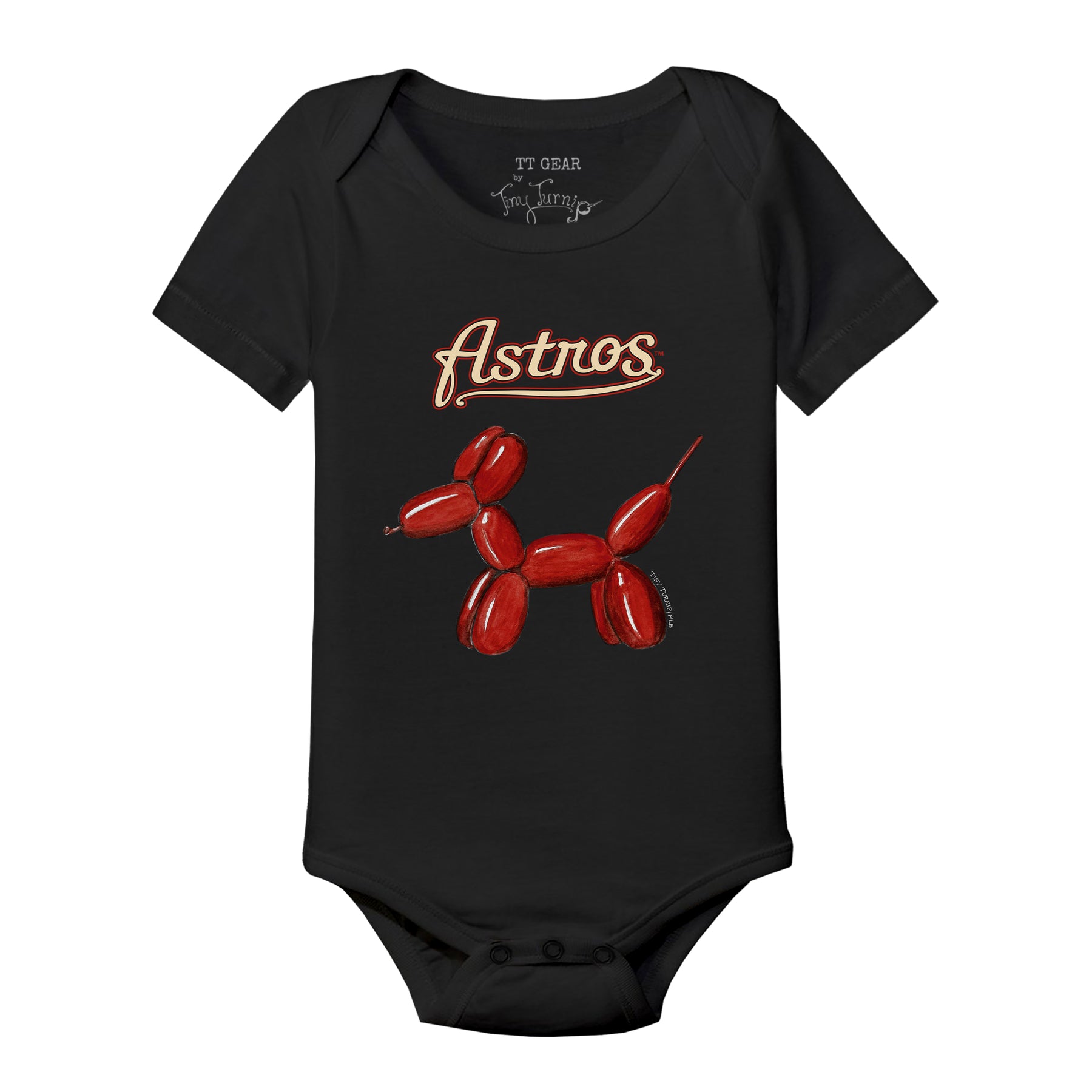 Houston Astros Balloon Dog Short Sleeve Snapper