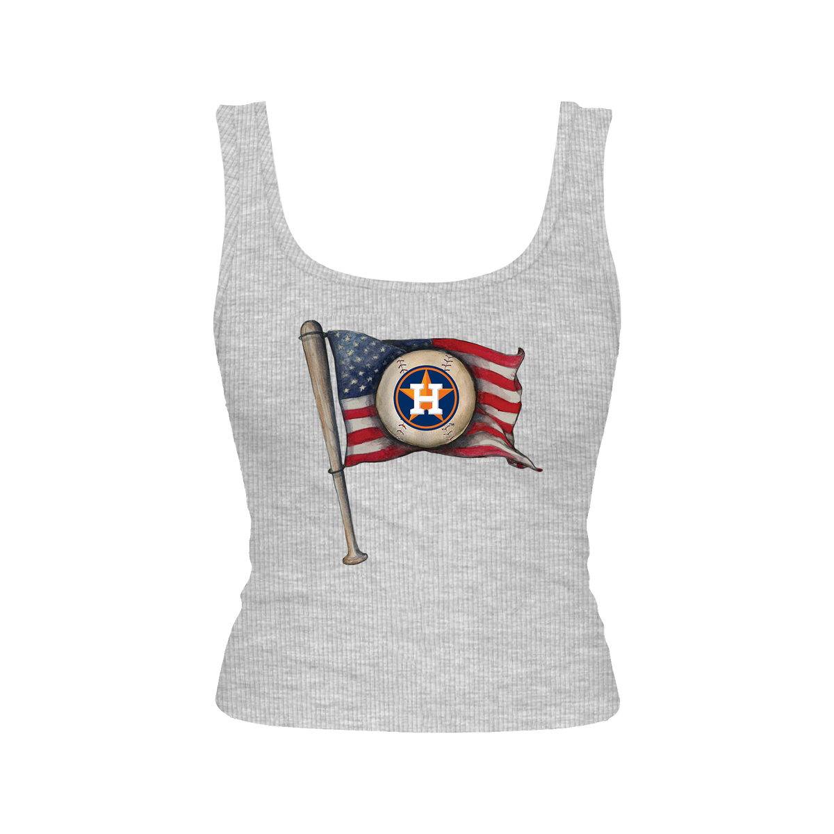 Houston Astros Baseball Flag Emmy Tank