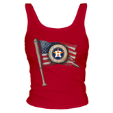 Houston Astros Baseball Flag Tank