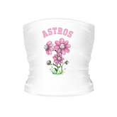 Houston Astros Blooming Baseball Tube Top - Tiny Turnip