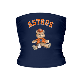 Houston Astros Teddy Tube Top - Tiny Turnip