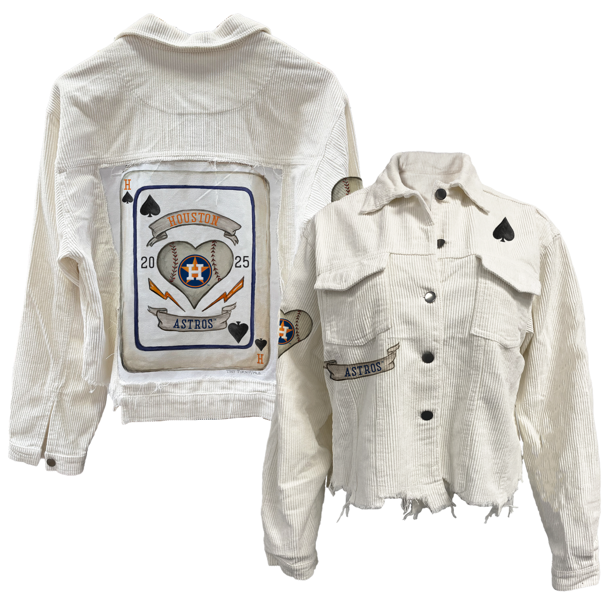 Houston Astros Card White Cord Jacket