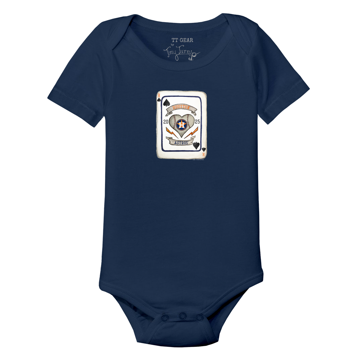Houston Astros Card Short Sleeve Snapper