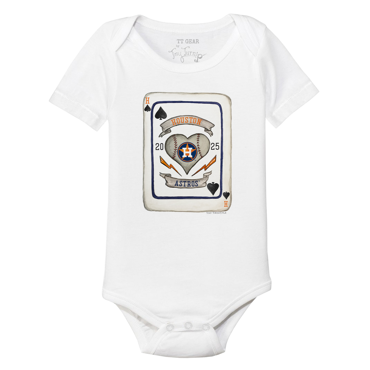 Houston Astros Card Short Sleeve Snapper