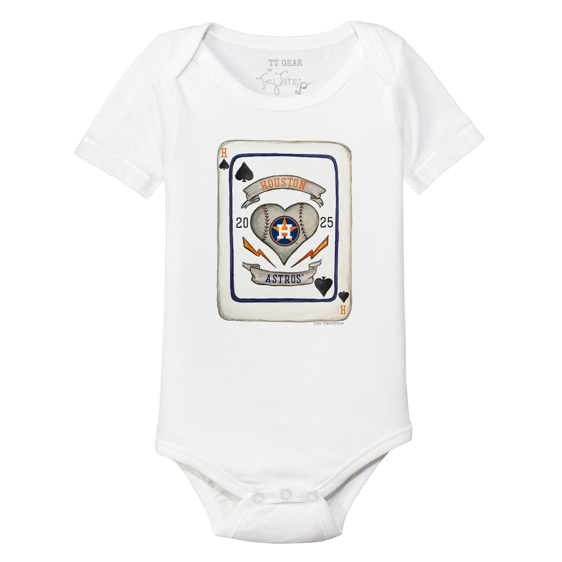 Houston Astros Card Short Sleeve Snapper