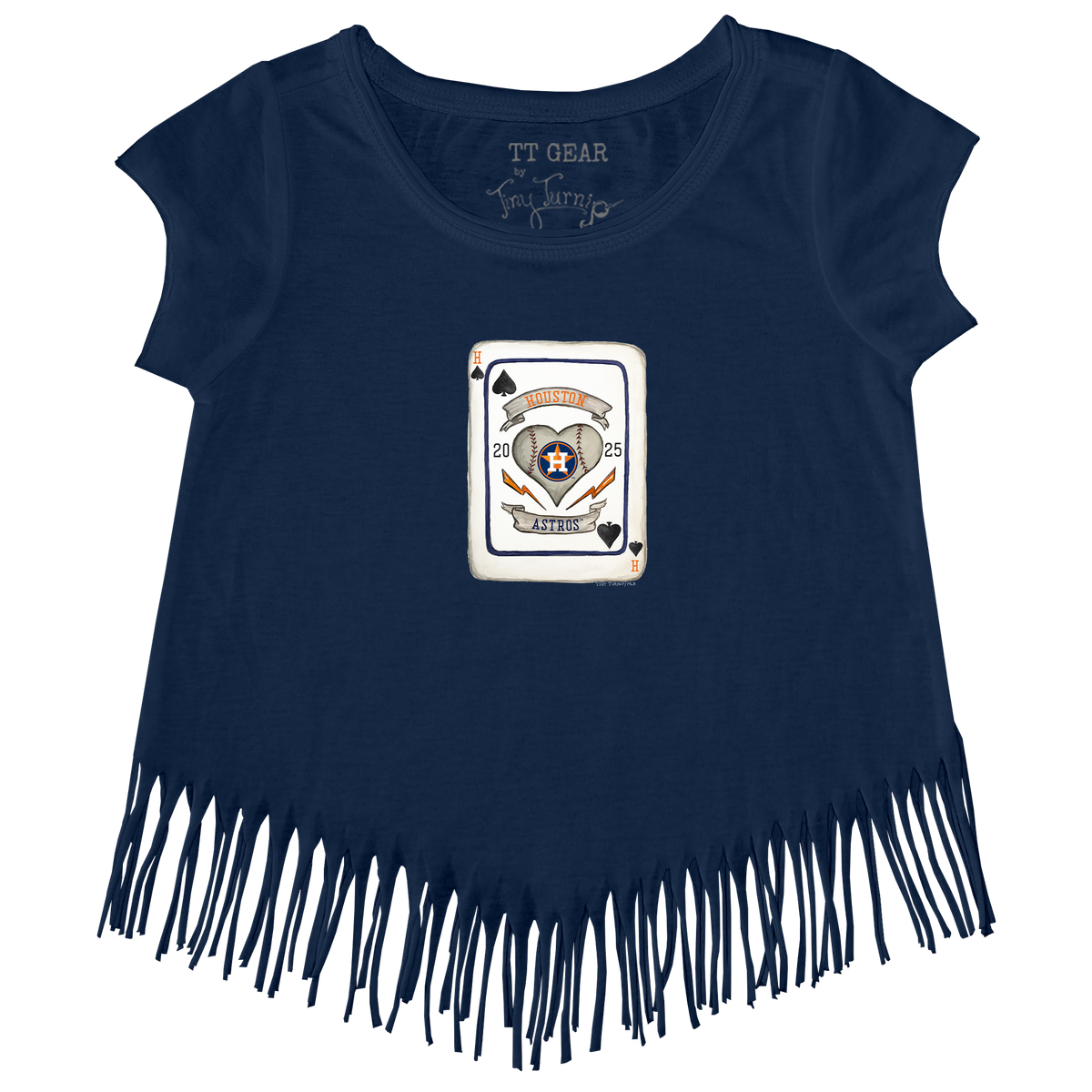 Houston Astros Card Fringe Tee