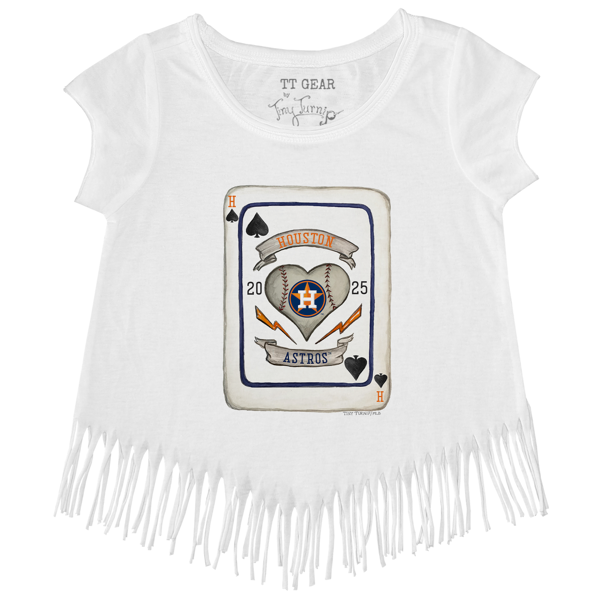 Houston Astros Card Fringe Tee