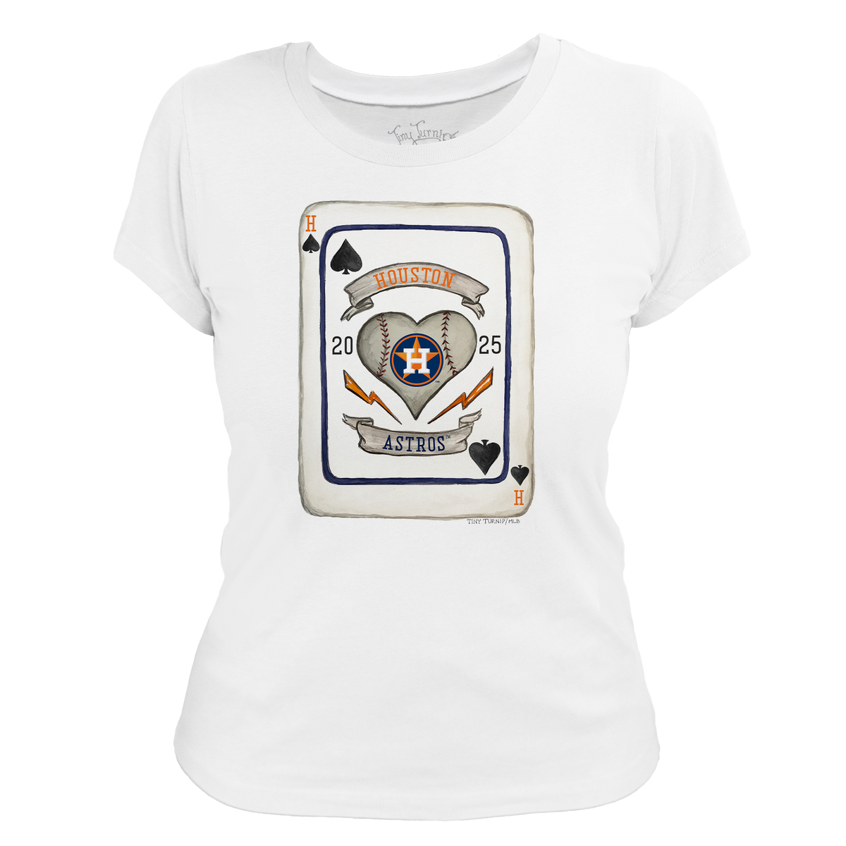 Houston Astros Card Women's Tee Shirt