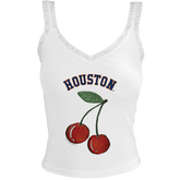 Houston Astros Cherry Lace Tank