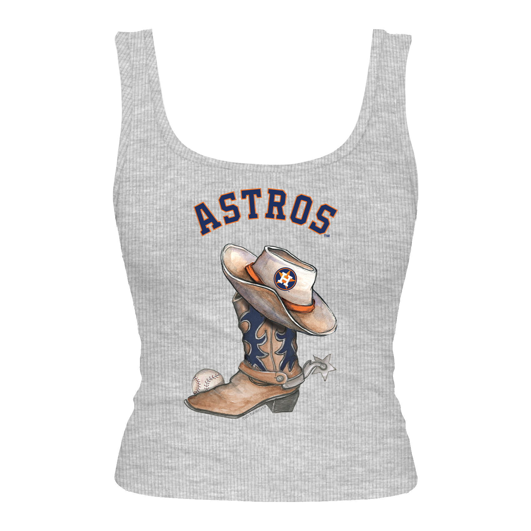 Houston Astros Cowboy Boot Emmy Tank
