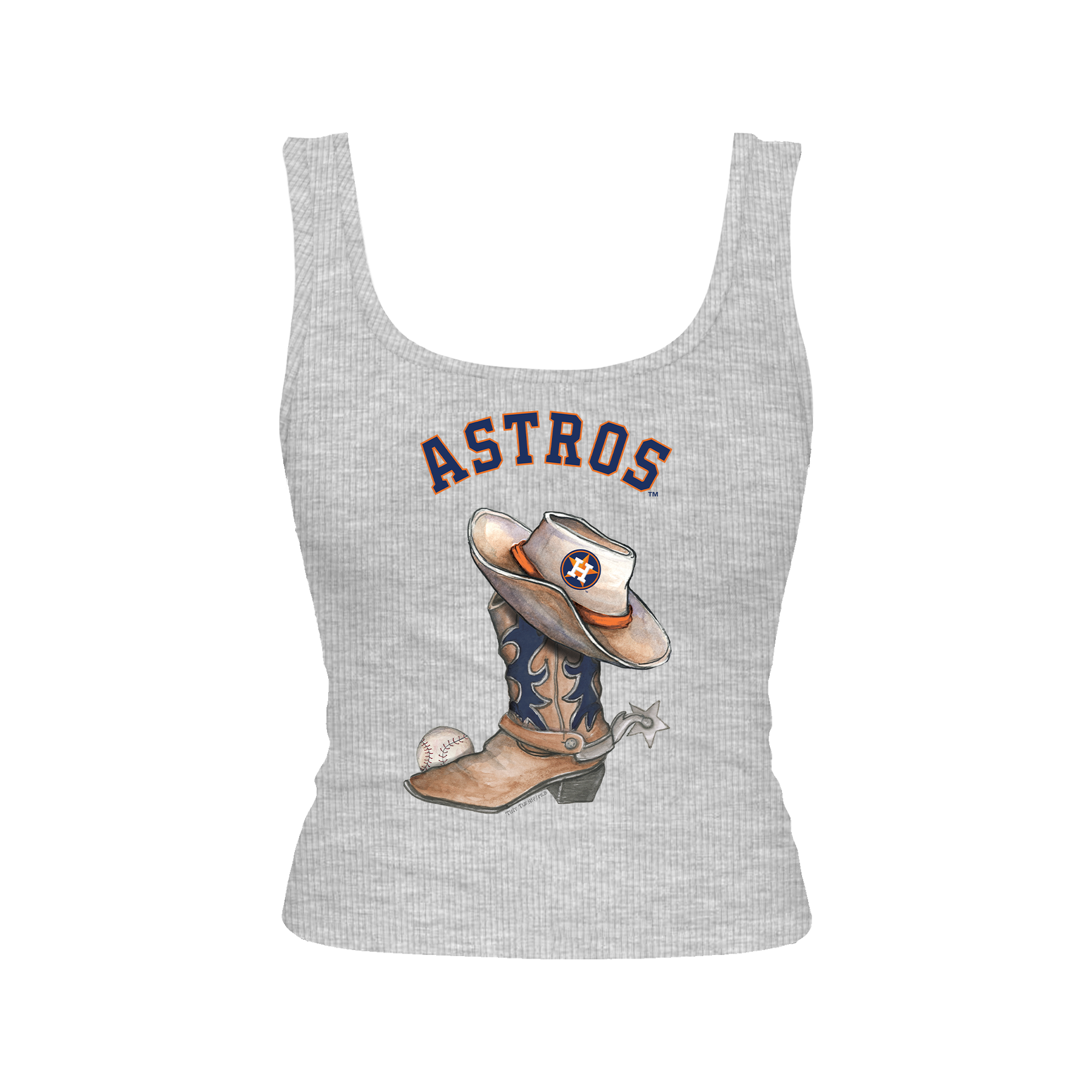 Houston Astros Cowboy Boot Emmy Tank