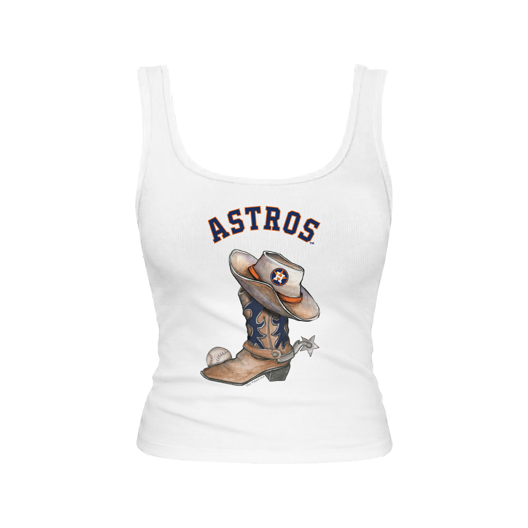 Houston Astros Cowboy Boot Emmy Tank