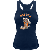 Houston Astros Cowboy Boot Racerback Tank - Tiny Turnip