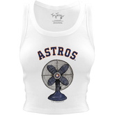 Houston Astros Fan Crop Tank