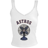 Houston Astros Fan Lace Tank