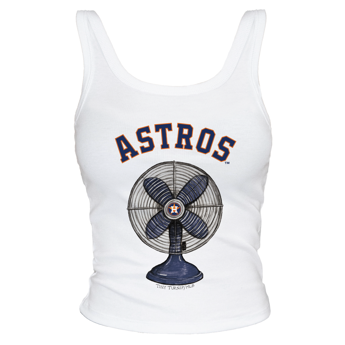 Houston Astros Fan Crop Tank - Tiny Turnip