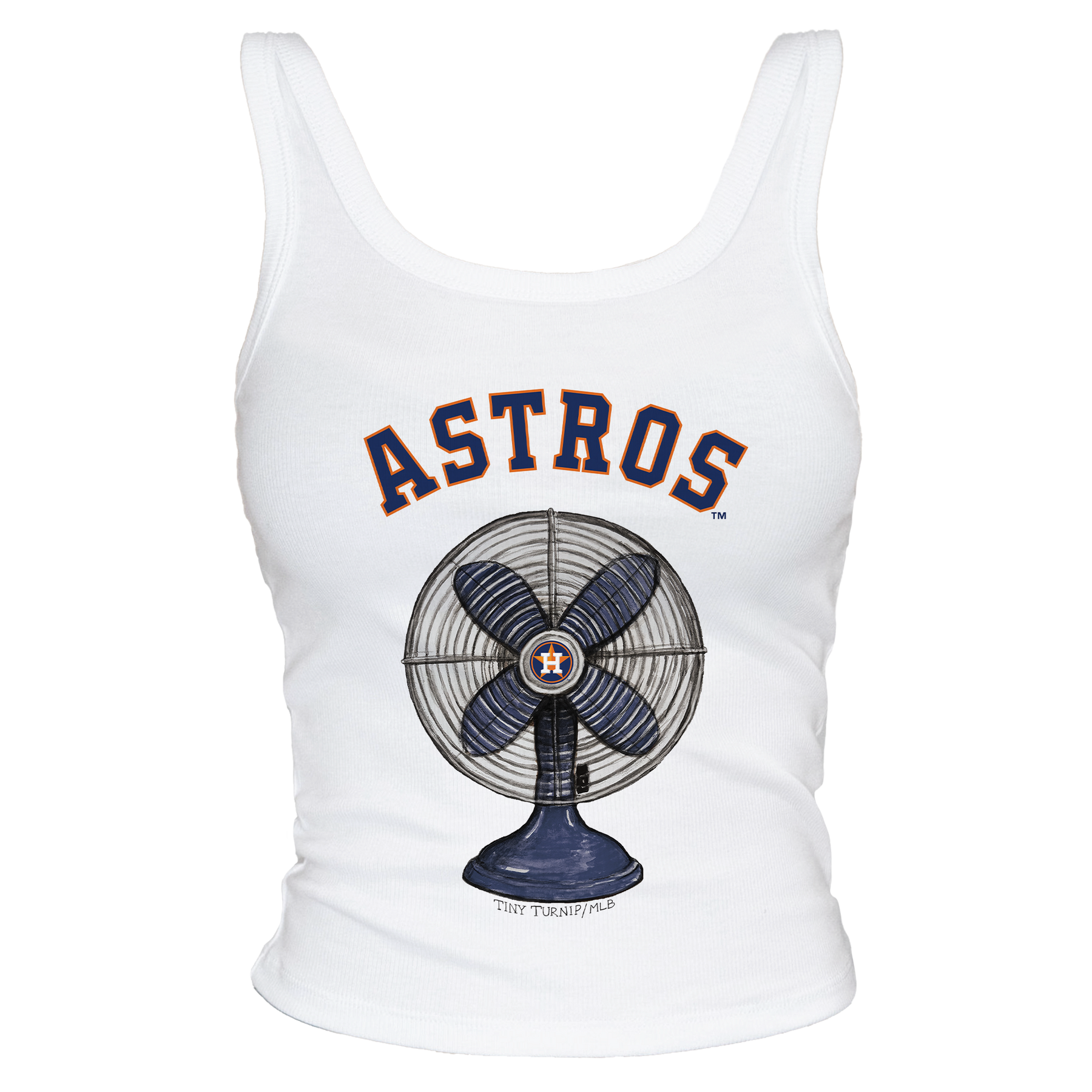 Houston Astros Fan Crop Tank - Tiny Turnip