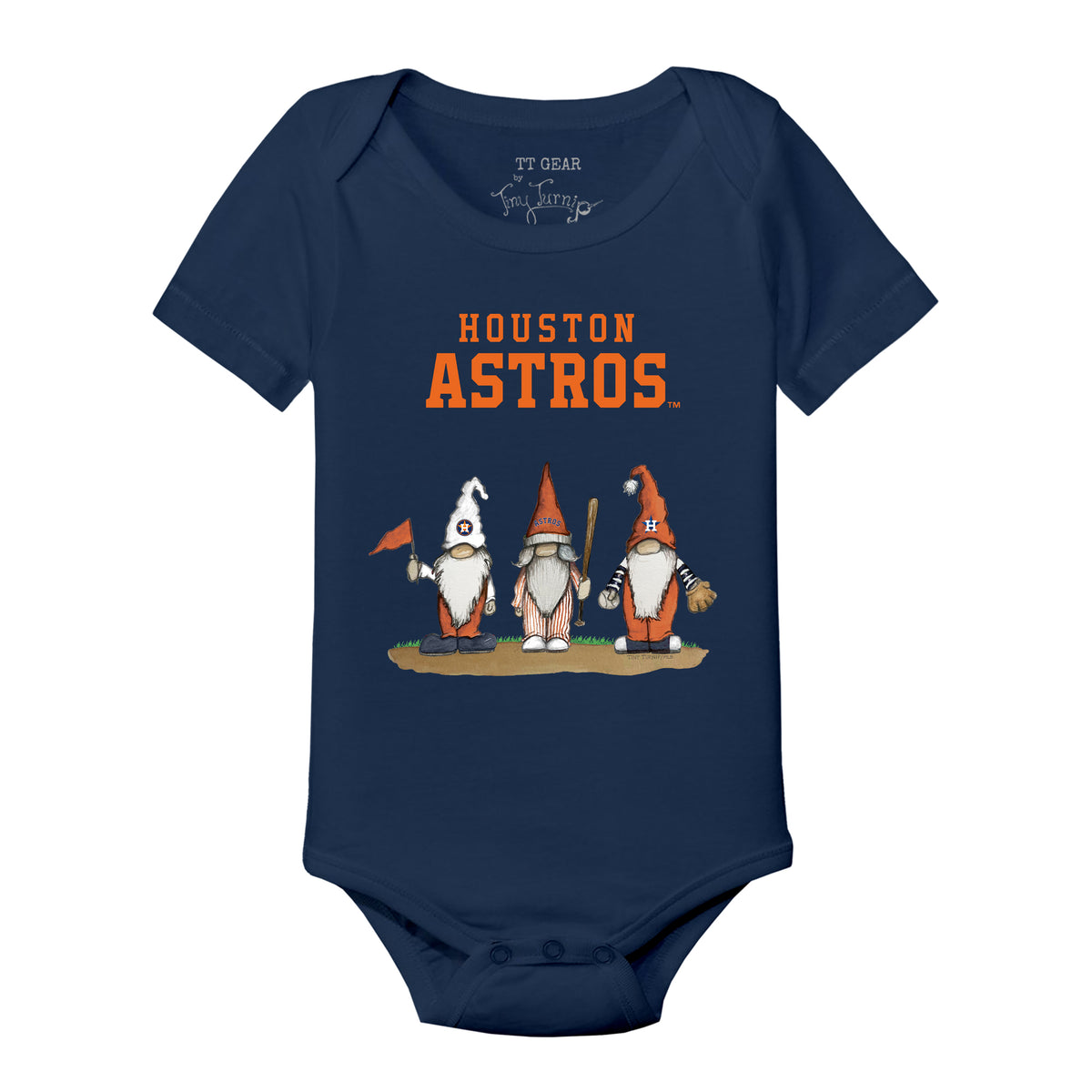 Houston Astros Gnomes Short Sleeve Snapper