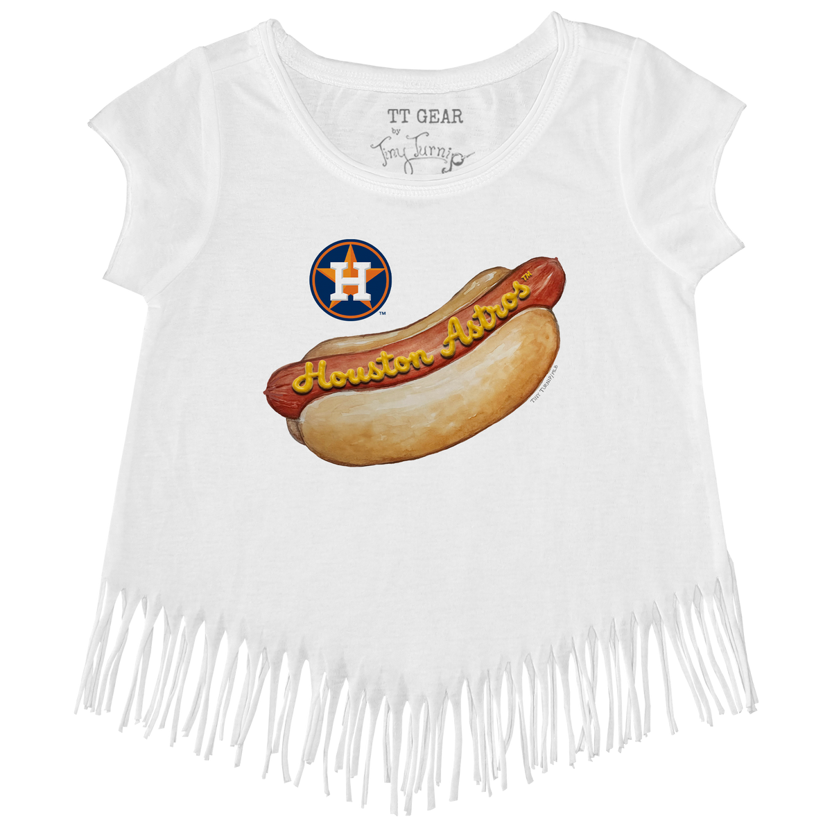 Houston Astros Hot Dog Fringe Tee