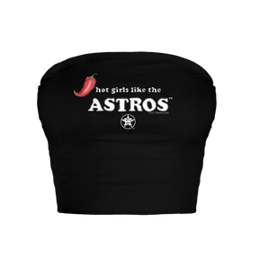 Houston Astros Hot Girls Crop Tube Top
