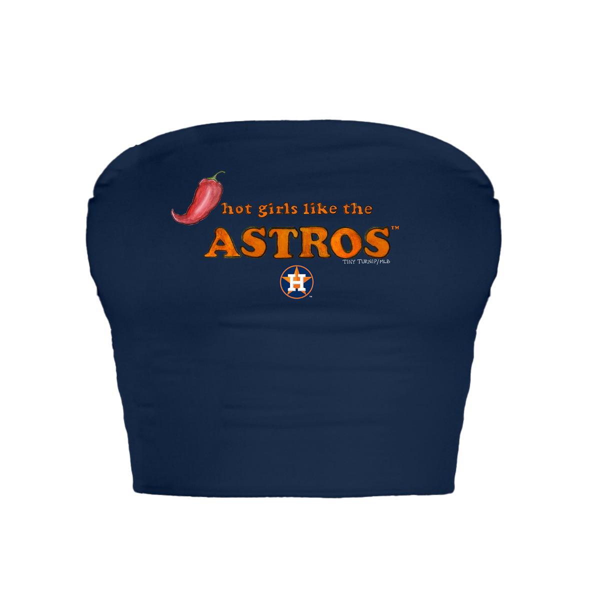 Houston Astros Hot Girls Crop Tube Top