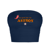 Houston Astros Hot Girls Crop Tube Top