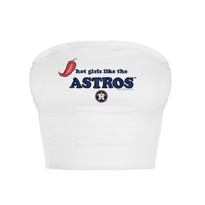 Houston Astros Hot Girls Crop Tube Top