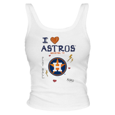 I Heart Astros Tank - Tiny Turnip