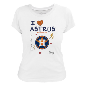 I Heart Astros Women's Tee Shirt - Tiny Turnip