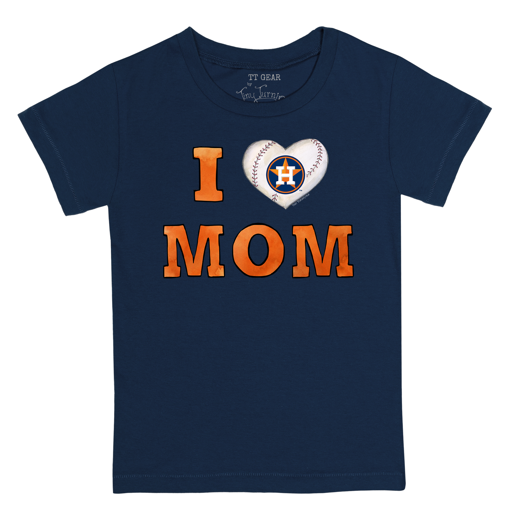 Houston Astros I Love Mom Tee Shirt
