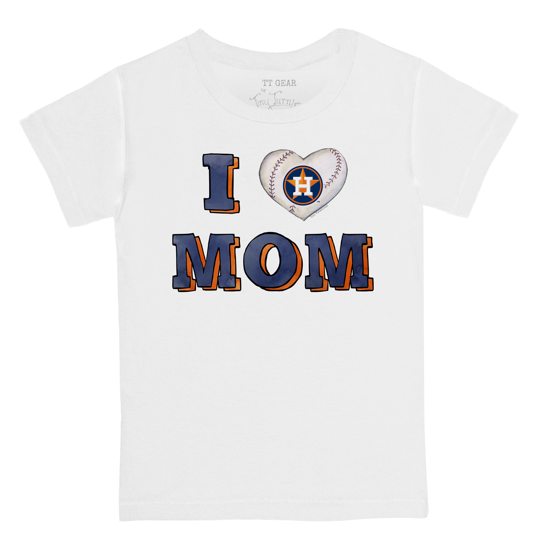 Houston Astros I Love Mom Tee Shirt
