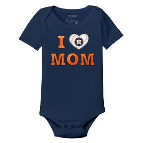 Houston Astros I Love Mom Short Sleeve Snapper