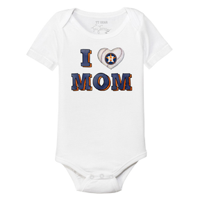 Houston Astros I Love Mom Short Sleeve Snapper