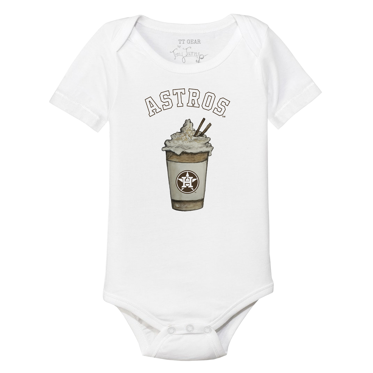 Houston Astros Latte Short Sleeve Snapper